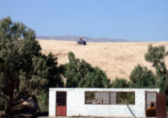 Sand dunes surround San Felipe which makes it a great place to bring or rent an all terrain vehicle.  Bill Bell Photograph