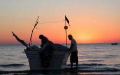 Fishermen prepare for the day at San Felipe  Bill Bell Photograph