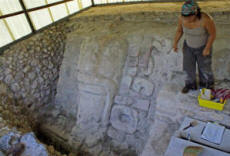 El Tigre  Mayan Archeological Site Campeche Mexico Photographs by Bill Bell