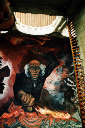 Father Hildalgo Mural Guadalajara, Jalisco Mexico Photography by Bill Bell