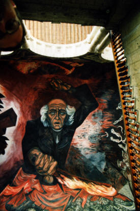 Father Hildalgo Mural Guadalajara, Jalisco Mexico Photography by Bill Bell