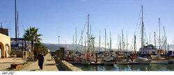 Ensenada malecon and marina. Photograph by Bill Bell