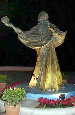 Statue, one of the many found along the malecon in La Paz, a great place to stroll in the evening.  Bill Bell Photograph