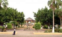 Loreto's main plaza is a wonderful place to sit and watch the world go by.  Bill Bell Photograph