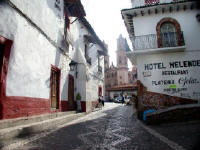 On of Taxco's many pituresques streets.  Bill Bell Photograph