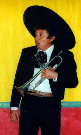 Mariachi trumpet player Playa del Carmen, Mexico Bill Bell Photograph