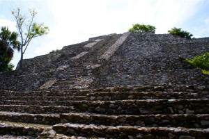 El Tigre  Mayan Archeological Site Campeche Mexico Photographs by Bill Bell