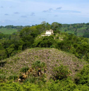 El Tigre  Mayan Archeological Site Campeche Mexico Photographs by Bill Bell