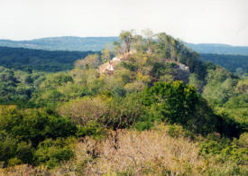 Undeveloped pyramid Edzna Mayan Ruins Campeche Mexico Photography by Bill and Dot Bell