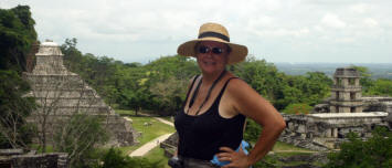 Dorothy Bell Palenque Mayan Ruins Chiapas Mexico Photography by Bill Bell