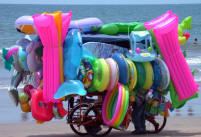 Los Ayalas Beach vendor Bill Bell Photograph