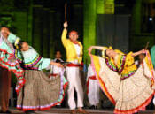 Mexico Ballet Folklorico Performed in Guadalajara...Photograph by Bill Bell