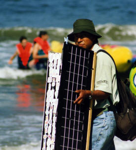 Beach vendor Rincon de Guayabitos Nayarit Mexico - Hidden Jewel Photography by Bill Bell