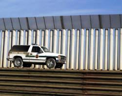 New barrier highlights American immigration patrol at United States / Mexican Border Bill Bell Photograph