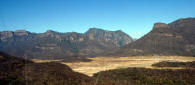 The first views of the mountians frm the Copper Canyon train heading east from El Fuerte