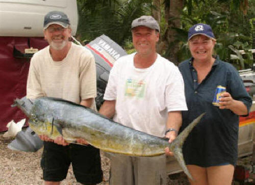 31 lb dorado Caught by Captain Frank Percival, Dorothy and Bill Bell