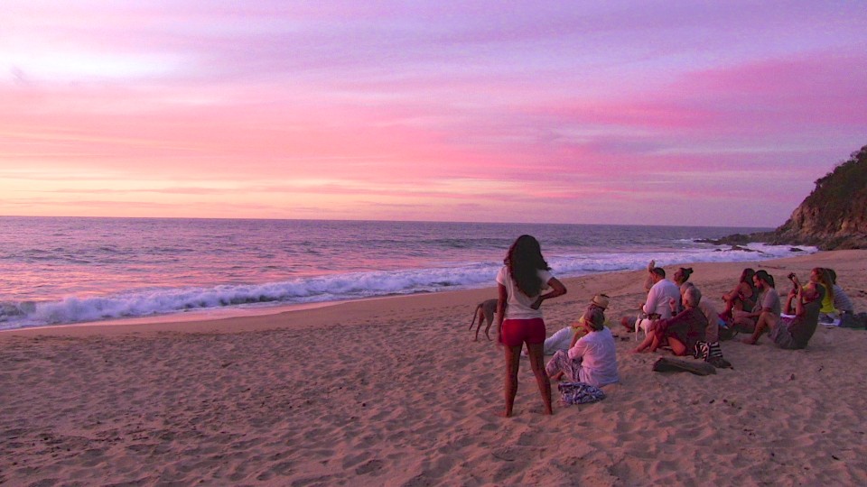 The end to another perfect day at the beach, San Pancho, Riviera Nayarit