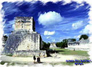 Chichen-Itza Mayani Mexico Photography by Bill Bell 