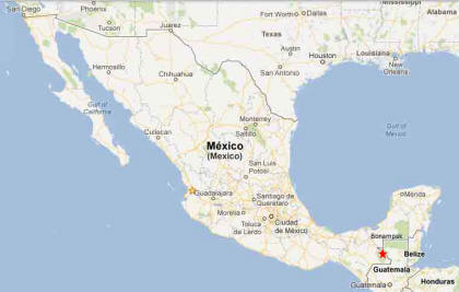  Mayan Archeological site, Pyramids in Bonampak, Murals at Bonampak