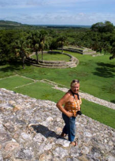 El Tigre  Mayan Archeological Site Campeche Mexico Photographs by Bill Bell