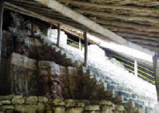 Kohunlich Quitana Roo Mexico Mayn Masks Photography by Bill Bell