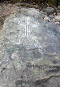 Valley of the Throat Cutters, where you can find ancient 2000 year old petroglyphs on the road to Alta Vista, Nayarit, Bill Bell Photograph