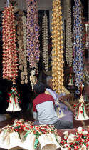 Christmas artson sale outside of Morelia Michoacan Mexico bill Bell Fotografica