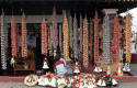 Christmas artson sale outside of Morelia Michoacan Mexico bill Bell Fotografica