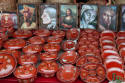 Christmas artson sale outside of Morelia Michoacan Mexico bill Bell Fotografica