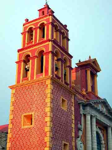 Tequisquiapan Church..Bill Bell Photograph