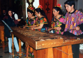 Musicians christmas Eve in the Cathedral San Cristobal de las Casas, Chiapas Mexico Photography by Bill Bell