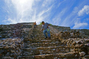 El Tigre  Mayan Archeological Site Campeche Mexico Photographs by Bill Bell