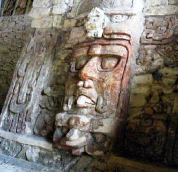 Kohunlich Quitana Roo Mexico Mayn Masks Photography by Bill Bell
