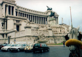 Horsing around in Rome takes on a different meaing...More Italy - Rome, Florence, Venice,  Ancient Roman towns ...photography by Bill Bell