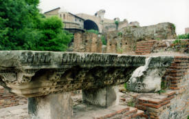 Brocken peices of history in Rome To view more photography of Italy - Rome, Florence, Venice,  Ancient Roman towns and much more...photography by Bill Bell