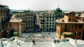 A gathering place in Rome Spanish Steps 