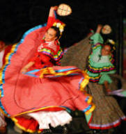 Mexico Ballet Folklorico Performed in Guadalajara...Photograph by Bill Bell