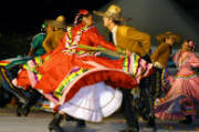 Mexico Ballet Folklorico Performed in Guadalajara...Photograph by Bill Bell