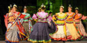 Mexico Ballet Folklorico Performed in Guadalajara...Photograph by Bill Bell