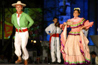 Mexico Ballet Folklorico Performed in Guadalajara...Photograph by Bill Bell