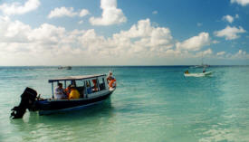 Fishing panga Isla Mujeres Quintana Roo, Mexico Photography By Bill and Dot Bell