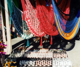 Yucatan hammocks for sale Isla Mujeres Quintana Roo, Mexico Photography By Bill and Dot Bell