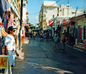a funky downtown Isla Mujeres Quintana Roo, Mexico Photography by Bill Bel