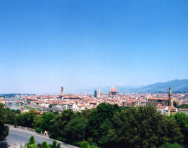 Florence skyline Europe Photography, the early years - Italy, Finland and Amsterdam by Bill and Dot Bell