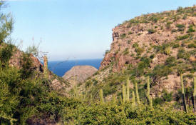 A peak of the Sea of Cotez Baja California Mexico Photography  Photography by Bill Bell
