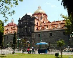 Antoher view of te Cathedral in puebla from the Zocalo side.  Bill Bell Photography