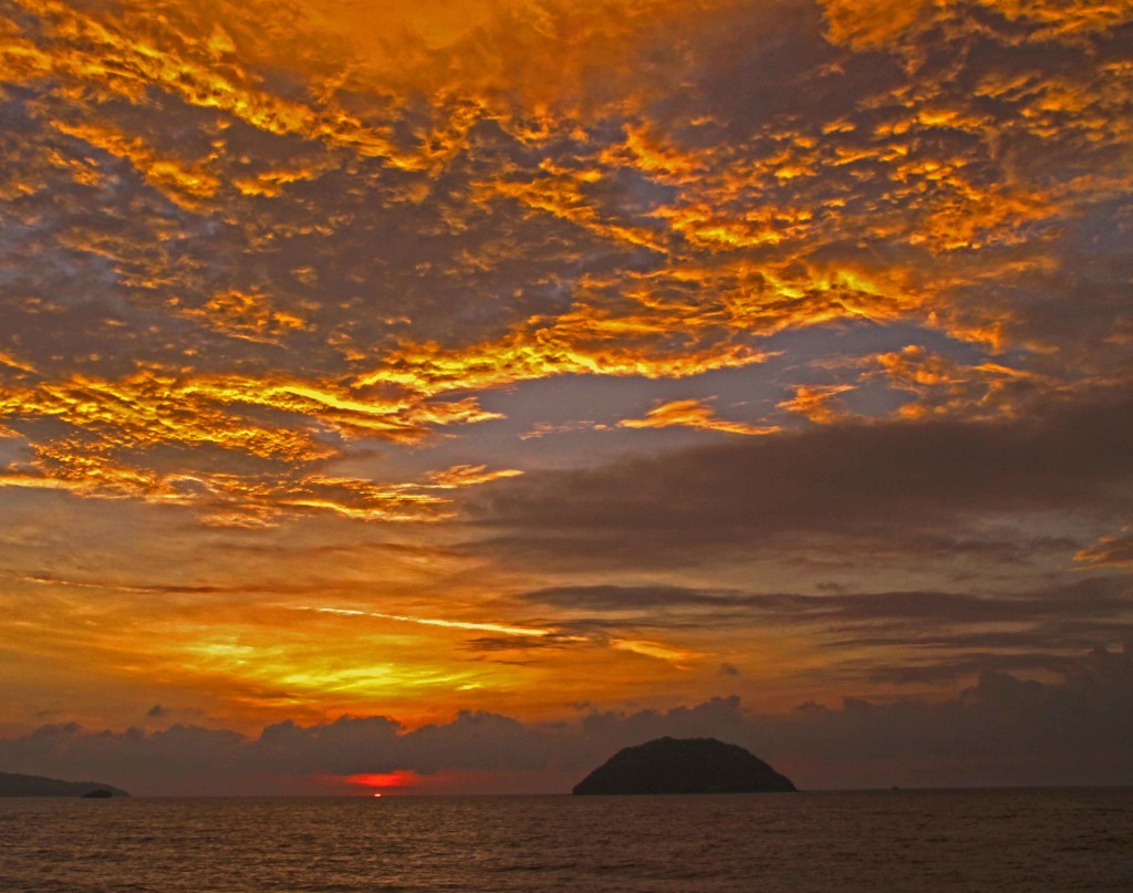 Sunset over Jaltemba Bay Nayarit