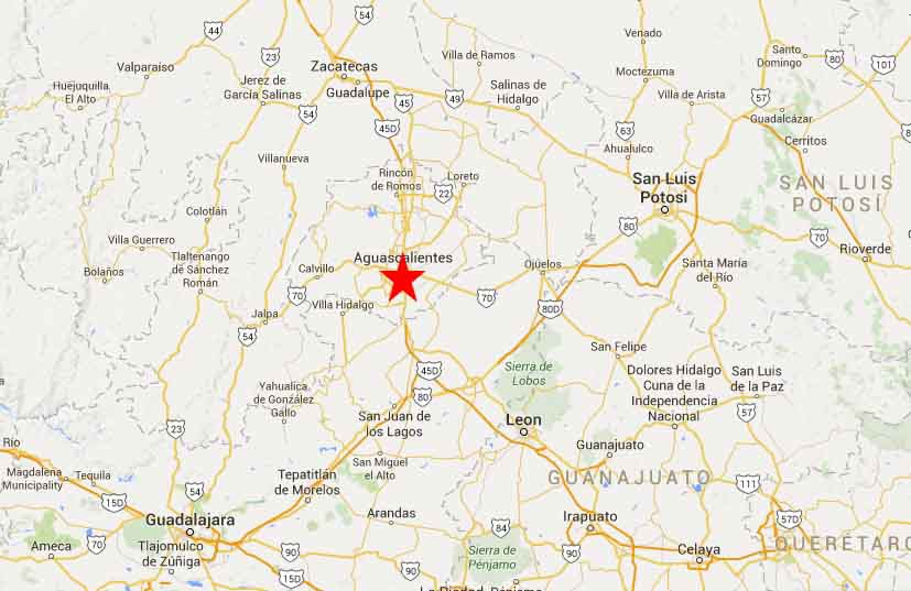 Aguascalientes Map 2