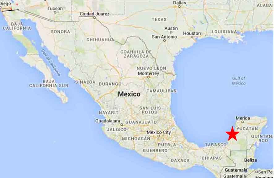 Campeche map 1