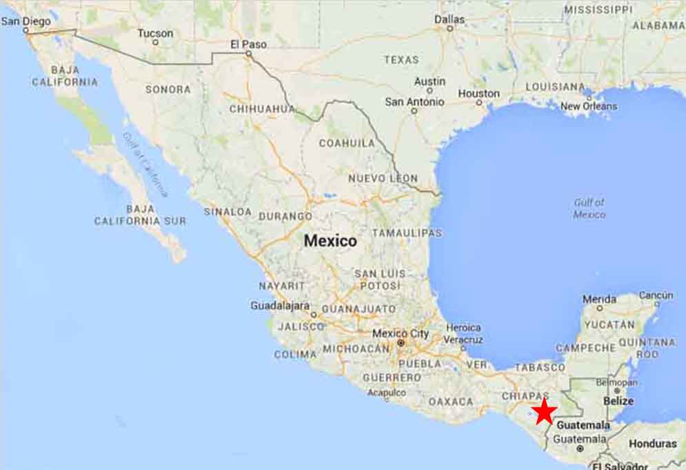 Comitán de Dominguez Map 1